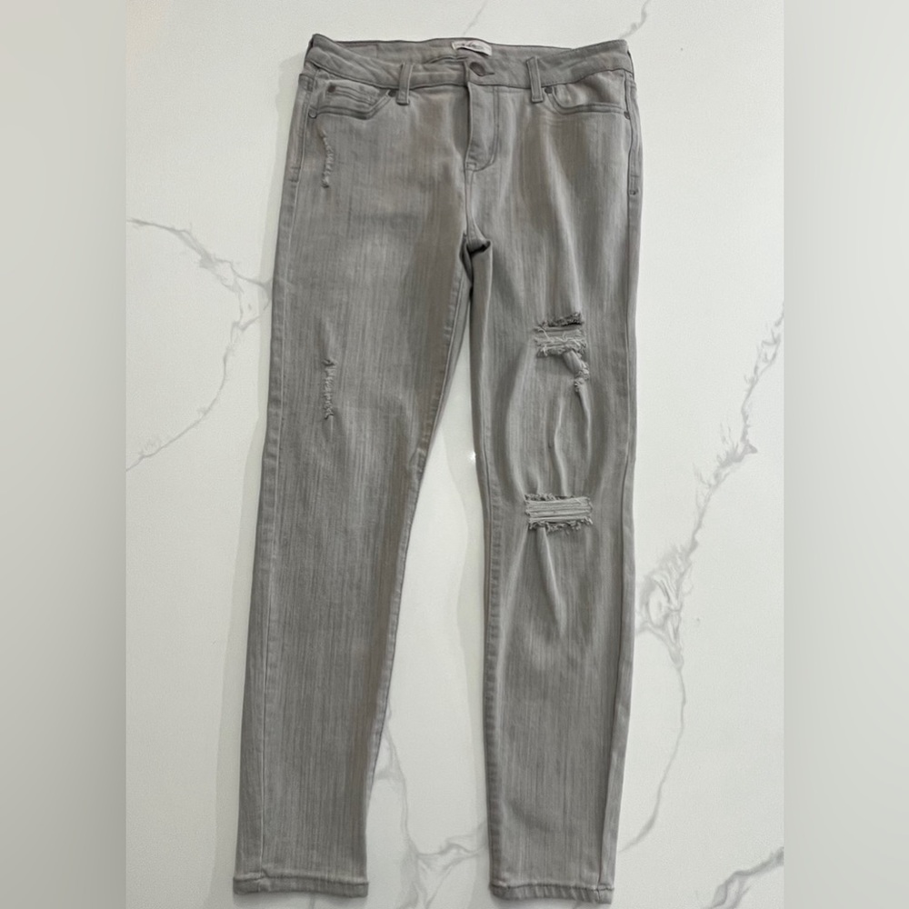ELAN stretchy grey jeans size medium